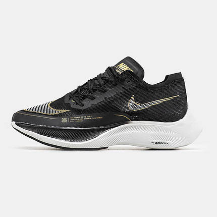 Чоловічі Кросівки Nike Air ZoomX Vaporfly Next 2 Black / Найк Аїр Зум Вапорфлай Некст 2 Чорні із Золотистим, фото 1