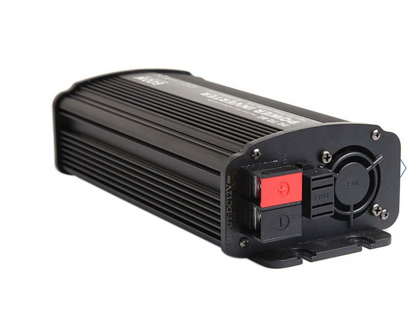 Інвертор Carspa 24 В на 230 В 600 Вт Розетка + USB захист Колір Чорний
