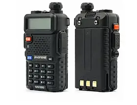 Рація Baofeng UV-5R + гарнітура - Чорний для зв'язку