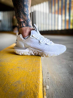 Grey nike reacts hot sale