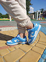Nike SB Dunk White Blue кроссовки и кеды высокое качество Размер 36