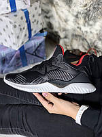 Adidas Alphabounce Black White кроссовки и кеды высокое качество Размер 42