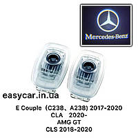 Логотип підсвітка дверей Мерседес Lazer door logo light Mercedes-Bens E Couple（C238、A238） CLA AMG GT CLS