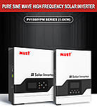 Гібридний сонячний інвертор ИБП MUST PV18-5248VPM, 5200W, 48V, ток заряда 0-30A, 160-275V, MPPT (80А, 450 Vdc), фото 5