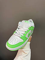 Nike SB Dunk Green White кроссовки и кеды высокое качество Размер 36