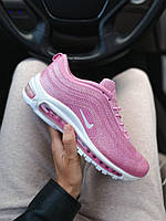 Nike Air Max 97 Swarovski Pink v2 кроссовки и кеды высокое качество Размер 37