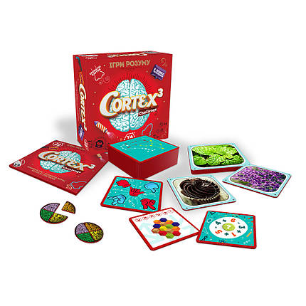 Настільна гра - CORTEX 3 AROMA CHALLENGE (90 карток, 24 фішки), фото 1