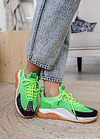 Versace Cross Chainer Green Neon кроссовки и кеды высокое качество Размер 36