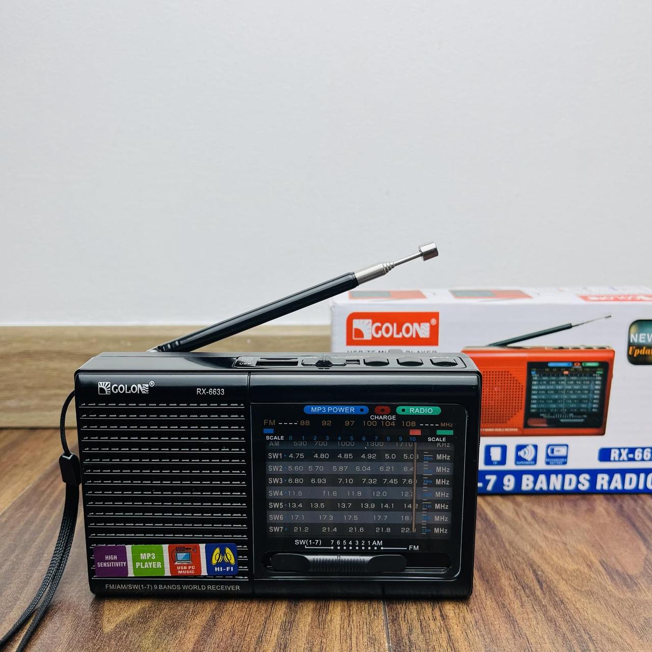 Радіоприймач Golon rx 6633 кишеньковий