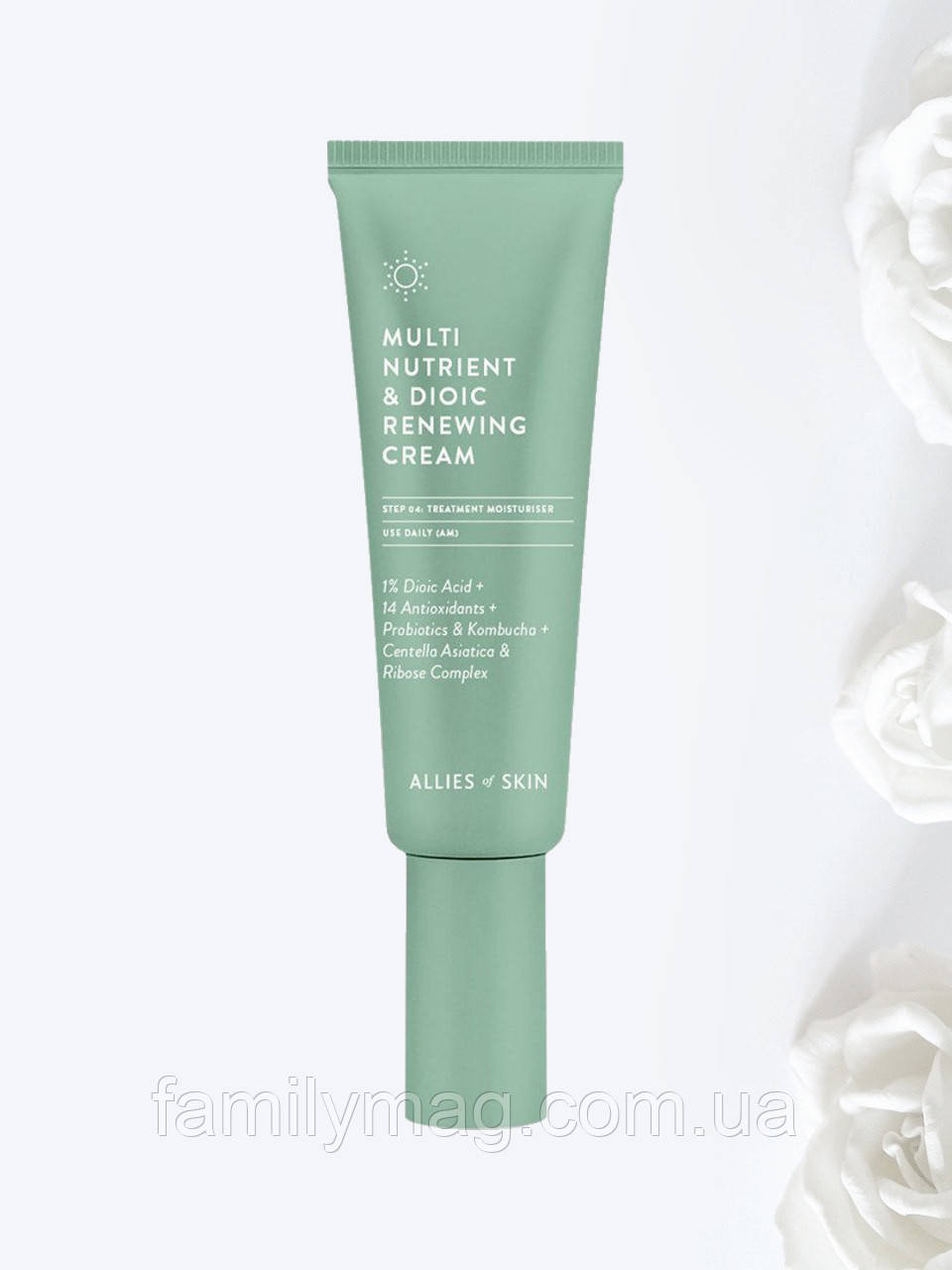 Денний зволожуючий крем для обличчя Multi Nutrient + Dioic Renewing Cream Allies of Skin 50 мл