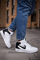 Nike Air Force 1 Black White v2 кроссовки и кеды высокое качество Размер 44