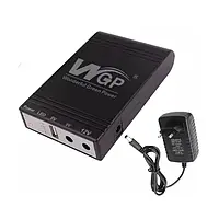 Mini UPS WGP, Powerbank на 8800Mah, Выходы USB, DC 9V, 12V. ИБП для Роутеров + БЛОК ПИТАНИЯ