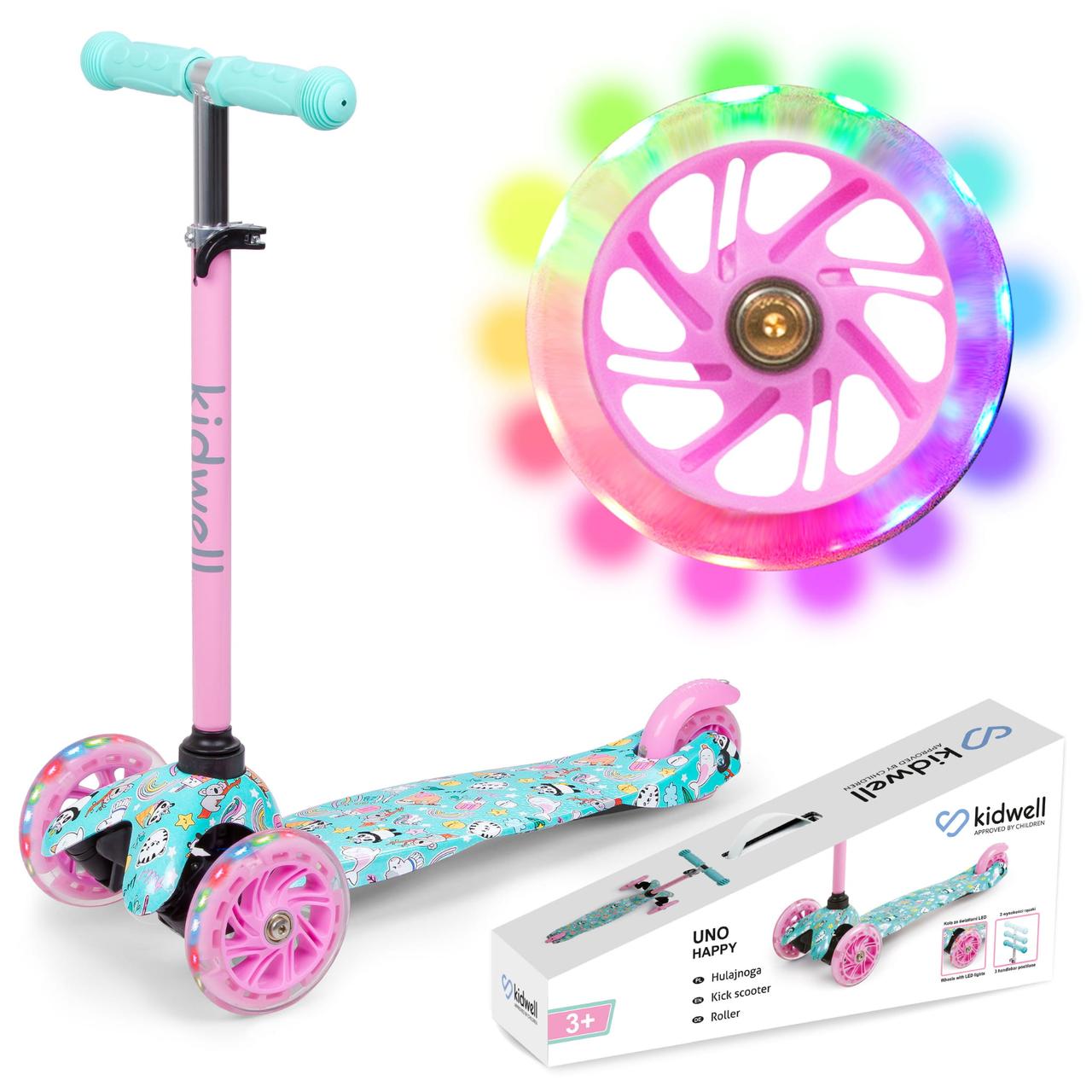 Триколісний самокат Kidwell UNO Happy