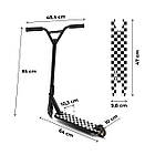 Трюковий самокат для дітей і дорослих маневрений професійний Kidwell WXM WRS-AY1 / Самокати для трюків, фото 9