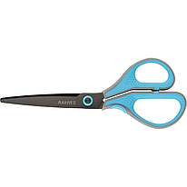 Ножиці Titanium Lite з прогумованими ручками сіро-блакитні 19 см Axent 6406-05-A, 45424