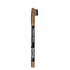 Олівець для брів Flormar Eyebrow Pencil № 401 Світло-коричневий, фото 4