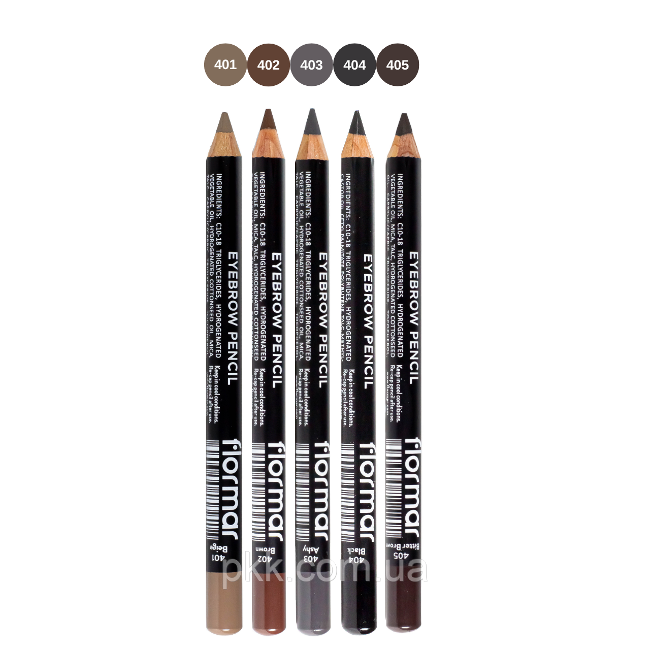 Карандаш для бровей Flormar Eyebrow Pencil № 401 Светло-коричневый - фото 2 - id-p1600659717