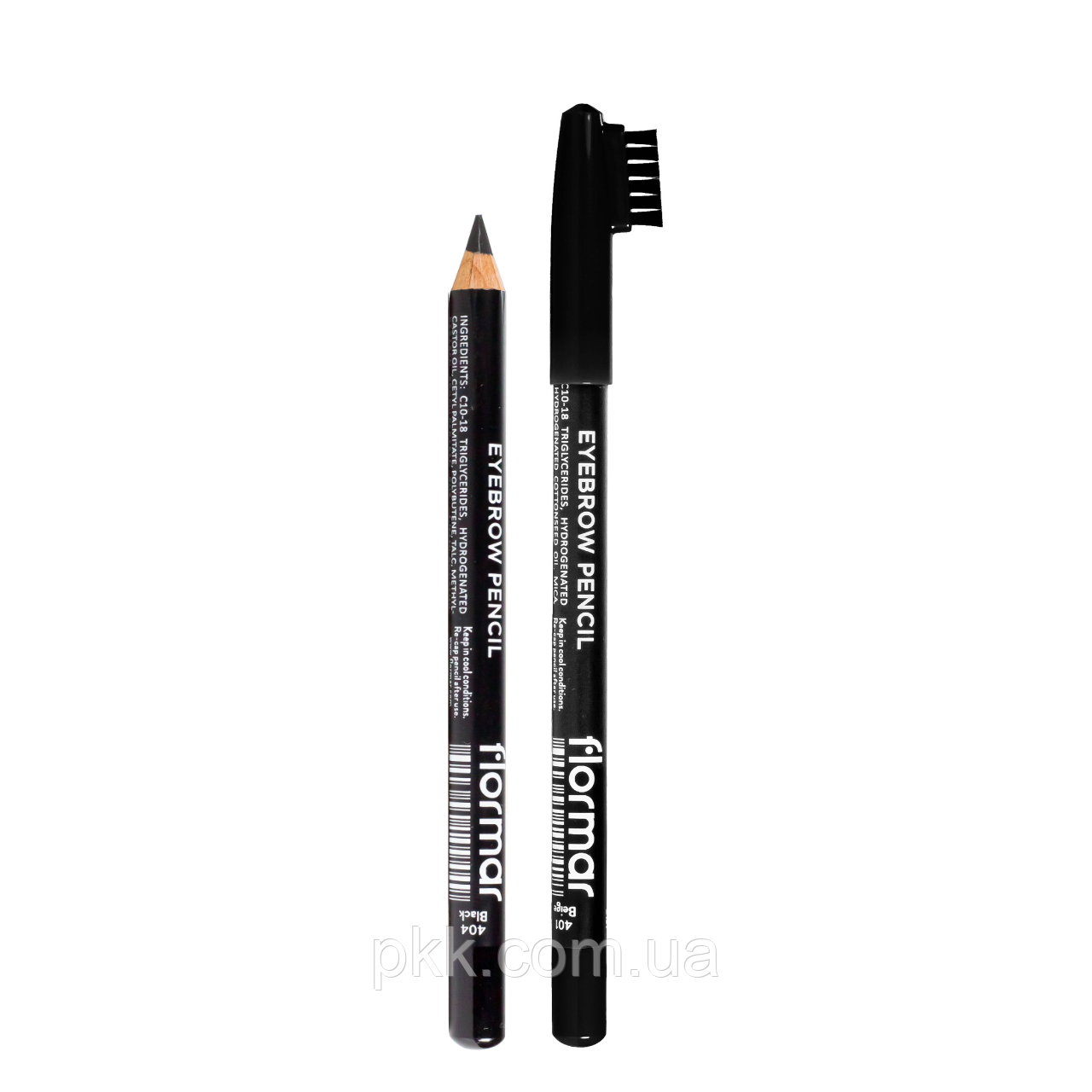 Олівець для брів Flormar Eyebrow Pencil № 404 Чорний