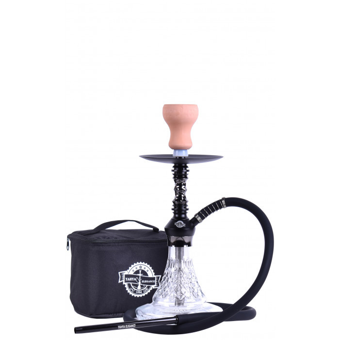 Кальян Yahya Scale висота 39 см на 1 персону Чорний