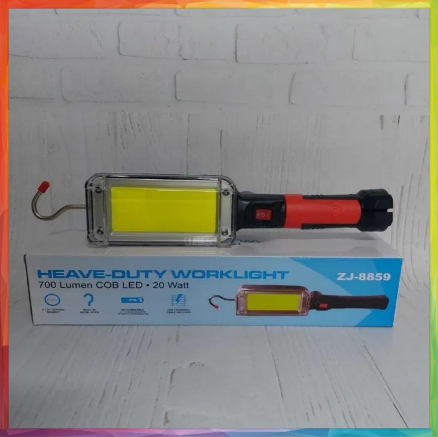 Фонарь Светодиодный Аккумуляторный COB LED ZJ8859B — Купить Недорого
