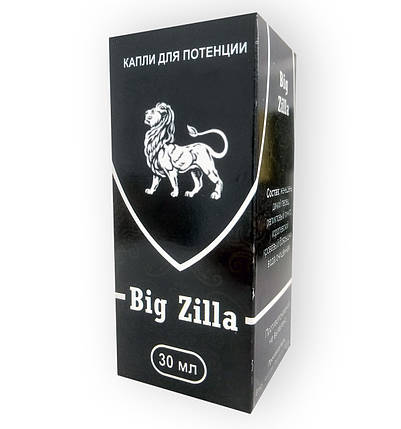 Big Zilla — Краплі для потенції 30 мл, фото 1