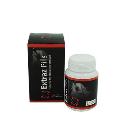 Extraz Pills — Таблетки для підвищення потенції 10 шт., фото 1
