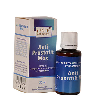 Anti Prostatit Max - капли от простатита от Health Collection (Анти Простатит Макс), фото 1