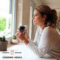 Склянка з подвійними стінками для американо, еспресо 450мл Cooking House, склянка з подвійним дном, фото 6