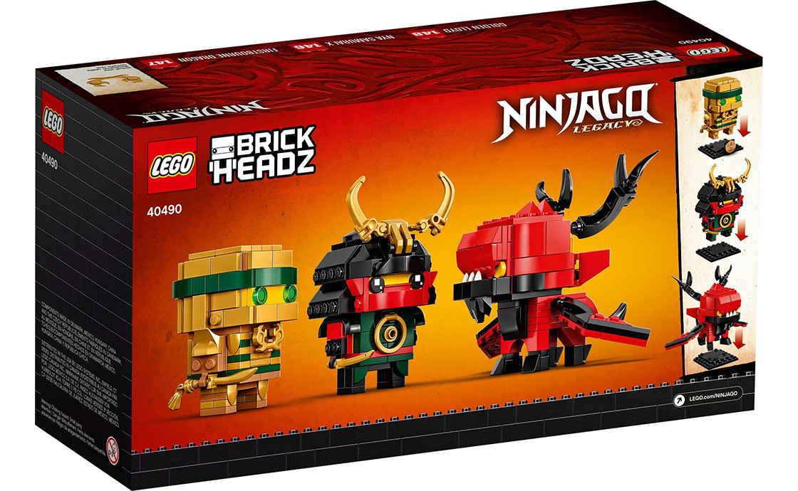 LEGO Brick Headz 10-я годовщина Ninjago - фото 3 - id-p1747401745