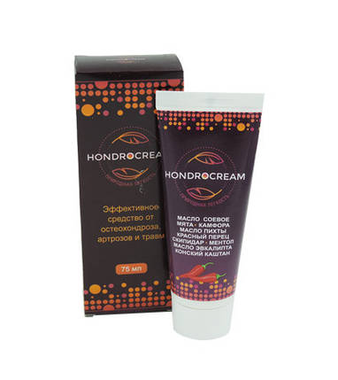 Hondrocream — крем від остеохондрозу, артрозів і травм (Хондрокрем) 75 мл, фото 1