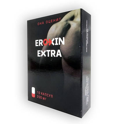 Eroxin Extra — Капсули для підвищення потенції (Ероксин Екстра) 10 капсул по 200 мг, фото 1