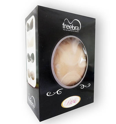 Freebra bar — Бюстгальтер-невидимка на шнурівці (Фрибра Бар) "A,беж", фото 1