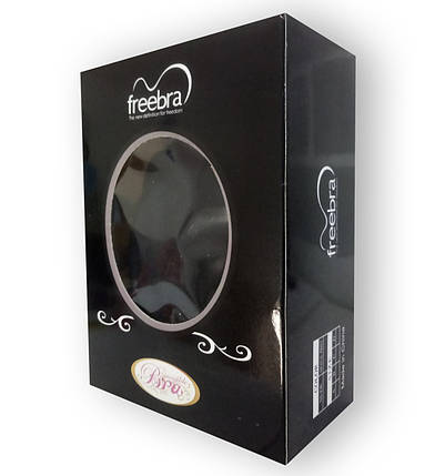 Freebra bar — Бюстгальтер-невидимка на шнурівці (Фрибра Бар) "B,чорн", фото 1