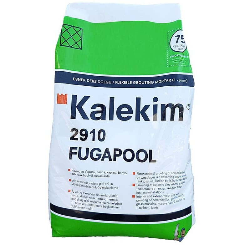 Вологостійка фуга для швів Kalekim Fugapool 2910 (5 кг) Басейн блакитний - фото 1 - id-p1747408170