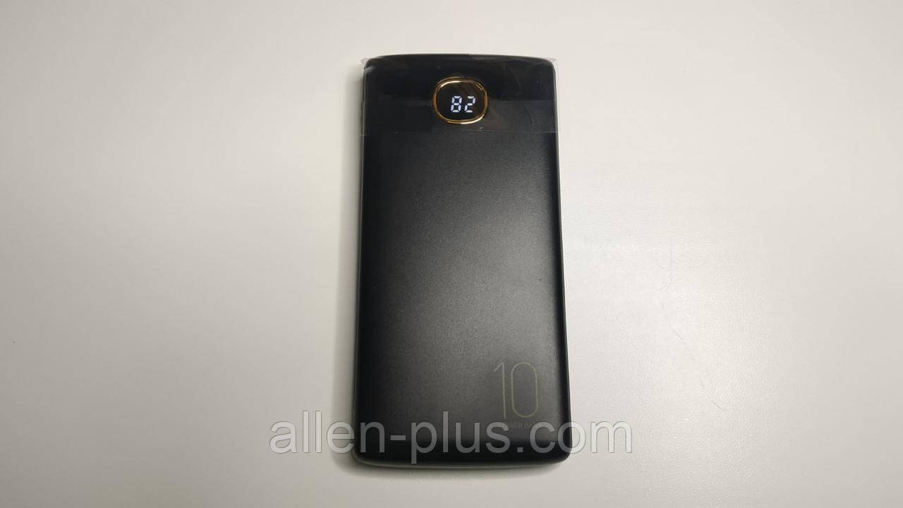 Power Bank KIVEE KV-PT62, 10000 mAh, (Повербанк, РЕАЛЬНАЯ ЕМКОСТЬ!)