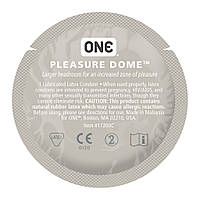 Презервативи ONE Pleasure Dome анатомічні з розширеною головкою