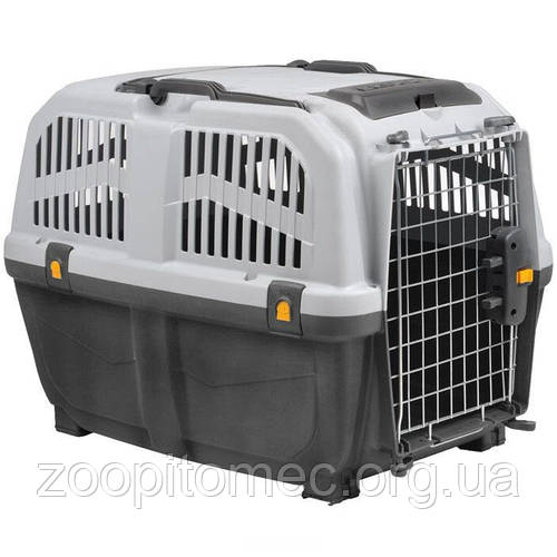 Купить Переноска MPS Skudo 5 (Скудо) iata GREY пластик + метал 79*58.5* ...