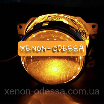 ЖЕЛТИЄ Диявольські Очі 360 для підсвічування будь-яких лінз/360 Devil Eyes Rings for Projector Lens (YELLOW), фото 1