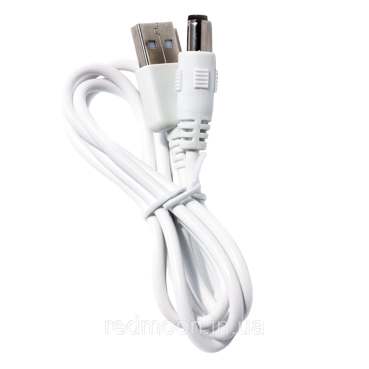 Кабель для WiFi роутера 5В, USB-DC, для підключення до Power Bank, Білий / Кабель живлення роутера, фото 1