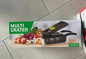 Овочерізка Multi grater Vivess Мультислайсер для овочів та фруктів