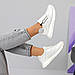 Білі кросівки жіночі демісезонні, кросівки шкіряні, купити в Україні недорого, розмір, фото 8