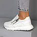 Білі кросівки жіночі демісезонні, кросівки шкіряні, купити в Україні недорого, розмір, фото 2