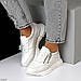 Білі кросівки жіночі демісезонні, кросівки шкіряні, купити в Україні недорого, розмір, фото 10