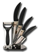 Набір кухонних ножів Royalty Line RL-C4BLK - набір керамічних ножів