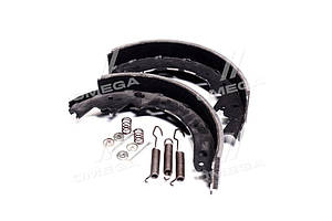 Колодка гальмівна ЗІЛ 5301 ззаду (клеєна, м'яка накладка, к-кт 2 шт. на один барабан) ПРЕМІУМ 5301-3502092