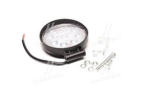 Фара LED кругла 27W, 9 ламп, 110 * 128мм СТАНДАРТ  DK B2-27W-STD