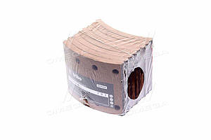 Накладки гальм. СУПЕРМАЗ свердл. комплект із заклепками ЕКОНОМ (під проточ. бараб.) (вир-во Трібо) 5336-350110