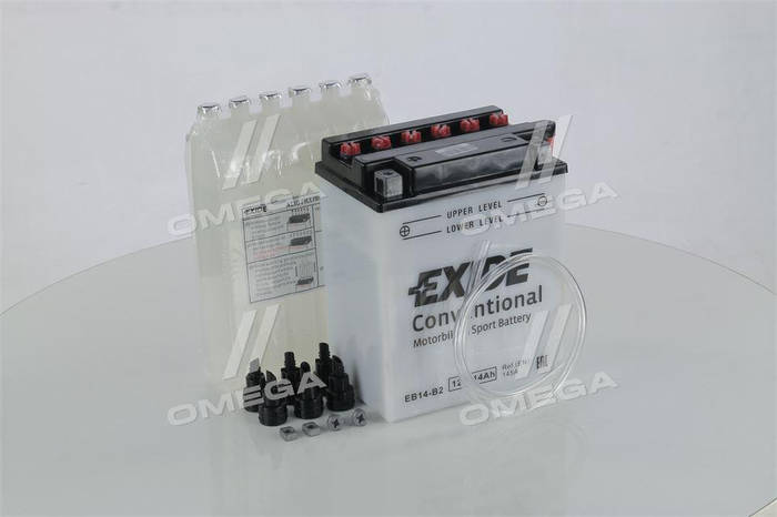 Купить Аккумулятор 14Ah-12v Exide (EB14-B2) (134х89х166) L, EN145 EB14 ...