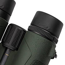 Бінокль Comet W13 (10x42A) waterproof, зелений, в чохлі, фото 3