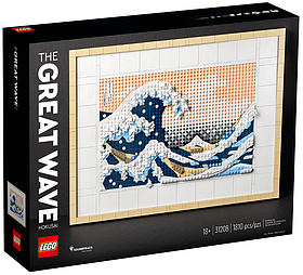 Конструктор LEGO ART Хокусай: Велика хвиля 1810 деталей (31208)